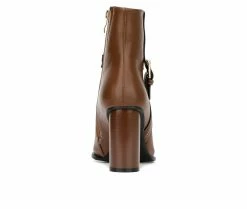 Top 10 😍 Women's Torgeis London Heeled Ankle Booties Tan ❤️ -Journee shop 5 926