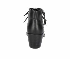 Best Sale ⌛ Women's Easy Street Becker Lace Up Booties Black ✔️ -Journee shop 5 95