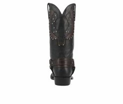 Discount 🔔 Women's Dingo Boot War Eagle Cowboy 🥾 Boots Black 🔔 -Journee shop 5 953