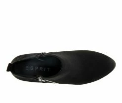 Cheapest ⌛ Women's Esprit Timber Booties Black Faux Sued 🔔 -Journee shop 5 960